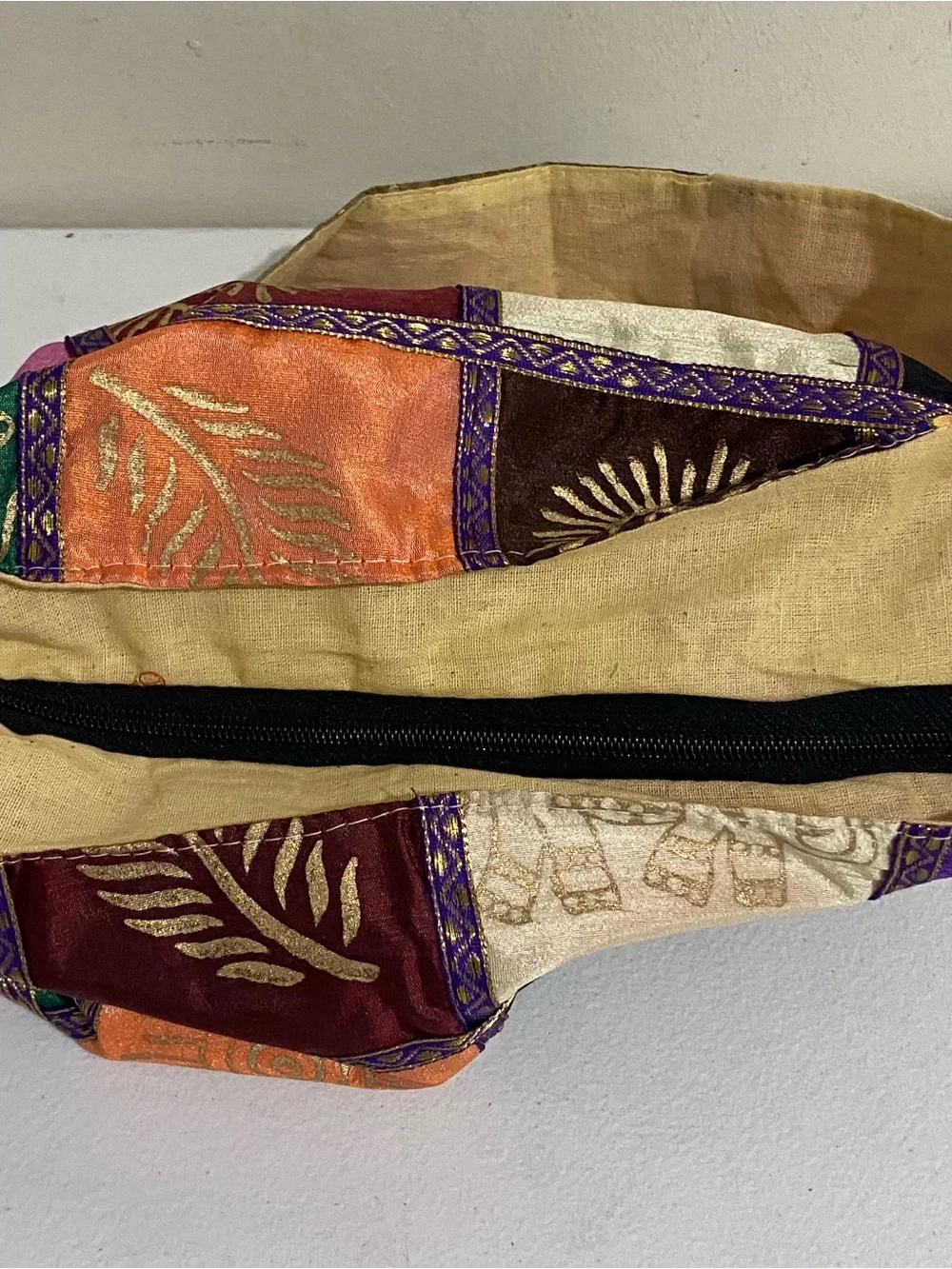 New Patchwork Multicolor‎ Shoulder Bag with Elephant Motif